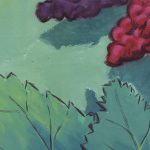 a detail of Chus’ wild nature mural
