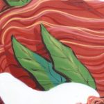 a detail of Chus’ wild nature mural
