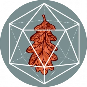 Concept art for “Terra” mural, oak leaf geometry sketch, designed by Chus