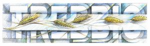 Sketches for mural by Franco Alessandrini