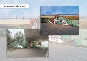 Overpass mural mockups, Deisgned by Chus