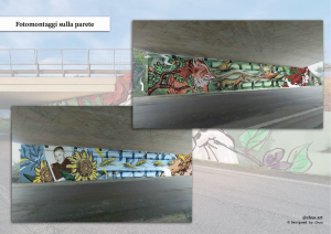 Overpass mural mockups, Deisgned by Chus