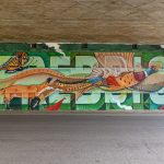 a detail of Chus’ wild nature mural