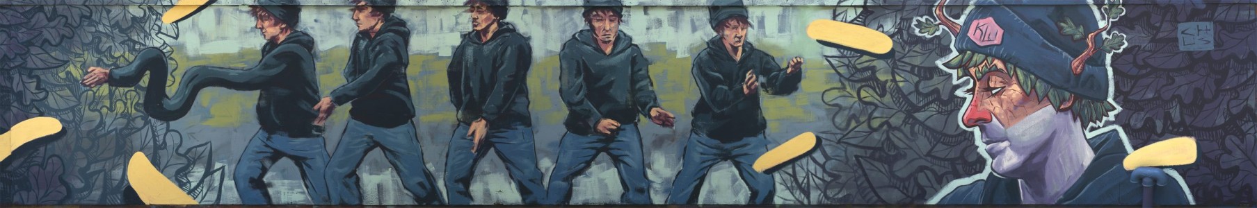 Street Art by Chus for Valby Kulturhus in Copenhagen